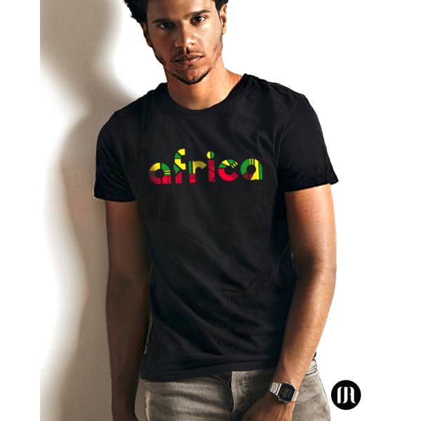 T-SHIRT "AFRICA VJR" NOIR