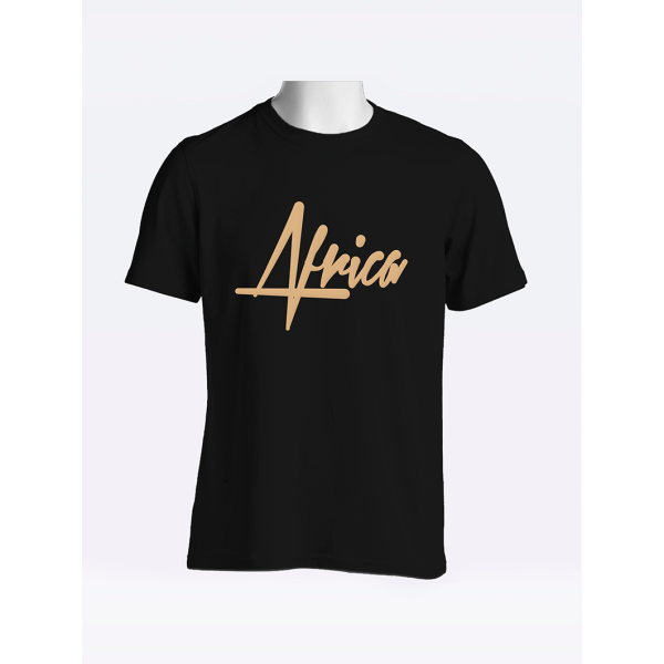 T-SHIRT "AFRICIS" NOIR