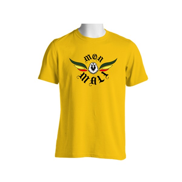 T-SHIRT "MON MALI" V2 - JAUNE