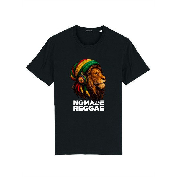 T-SHIRT "10 ans Nomade Reggae" NOIR