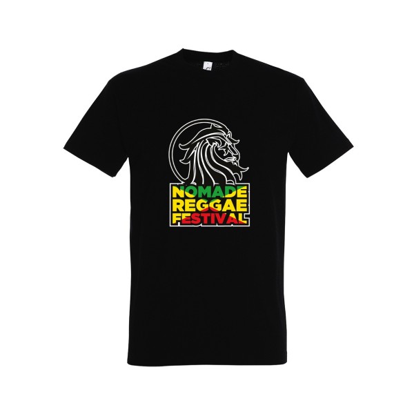 T-SHIRT CLASSIC "Nomade Reggae Festival" NOIR