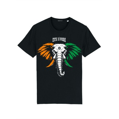 T-SHIRT NOIR COTE D'IVOIRE...